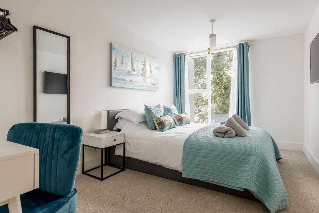 Stylish Town Centre Apartment, W Parking, Nr Beach Bournemouth Exterior foto